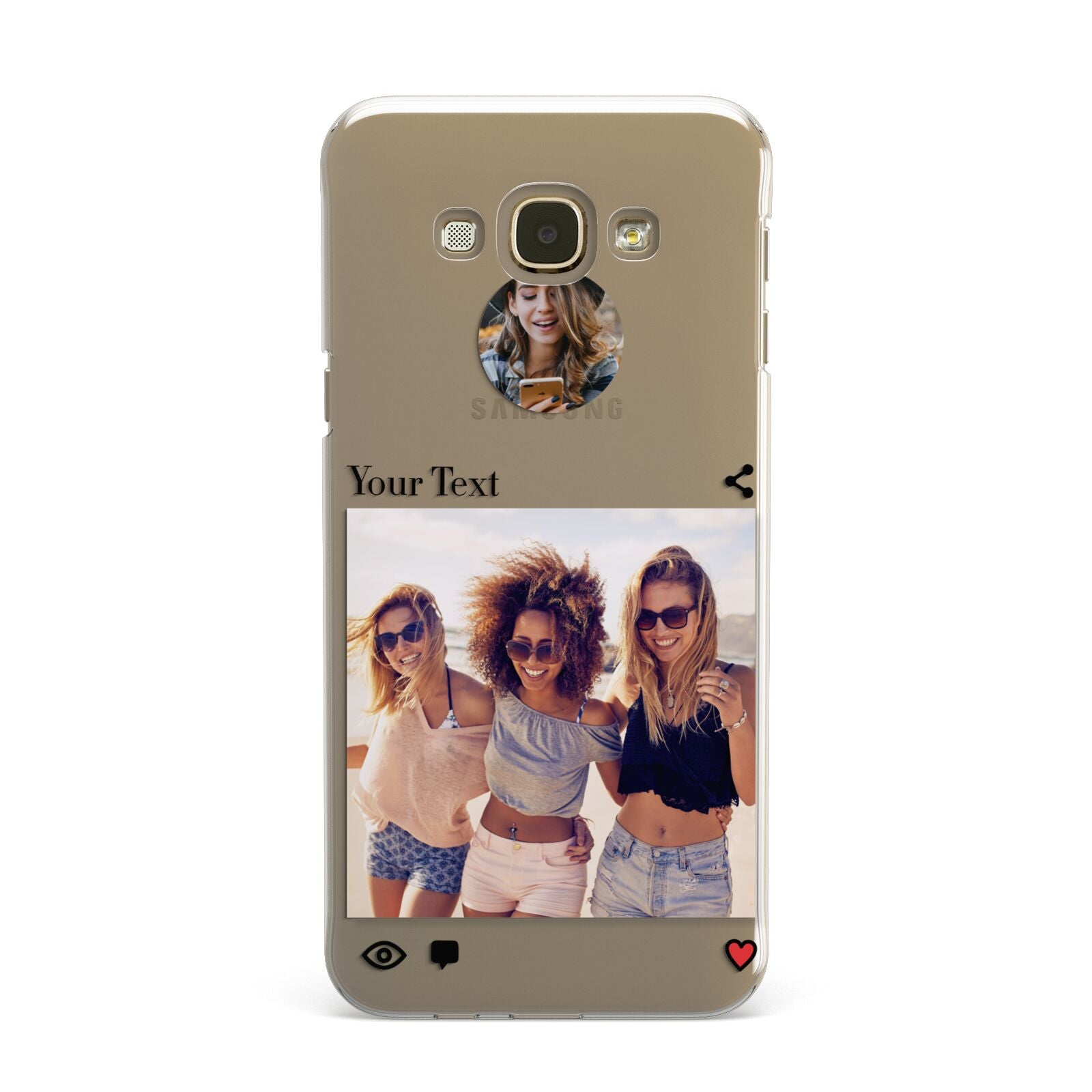 Social Media Photo Samsung Galaxy A8 Case