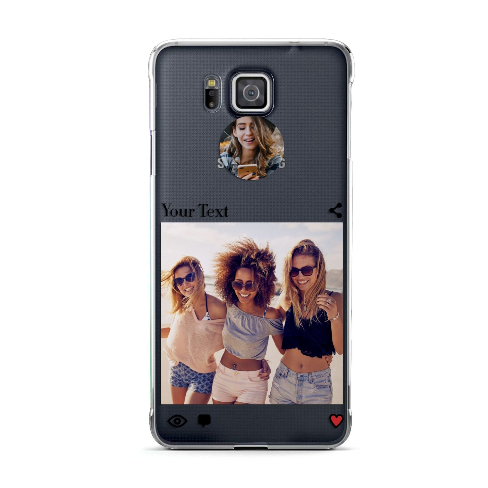 Social Media Photo Samsung Galaxy Alpha Case