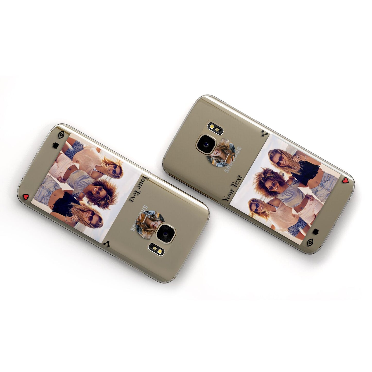 Social Media Photo Samsung Galaxy Case Flat Overview