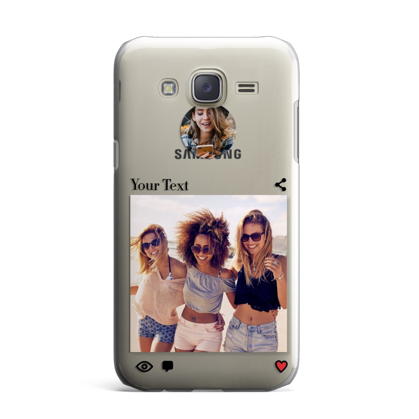 Social Media Photo Samsung Galaxy J7 Case