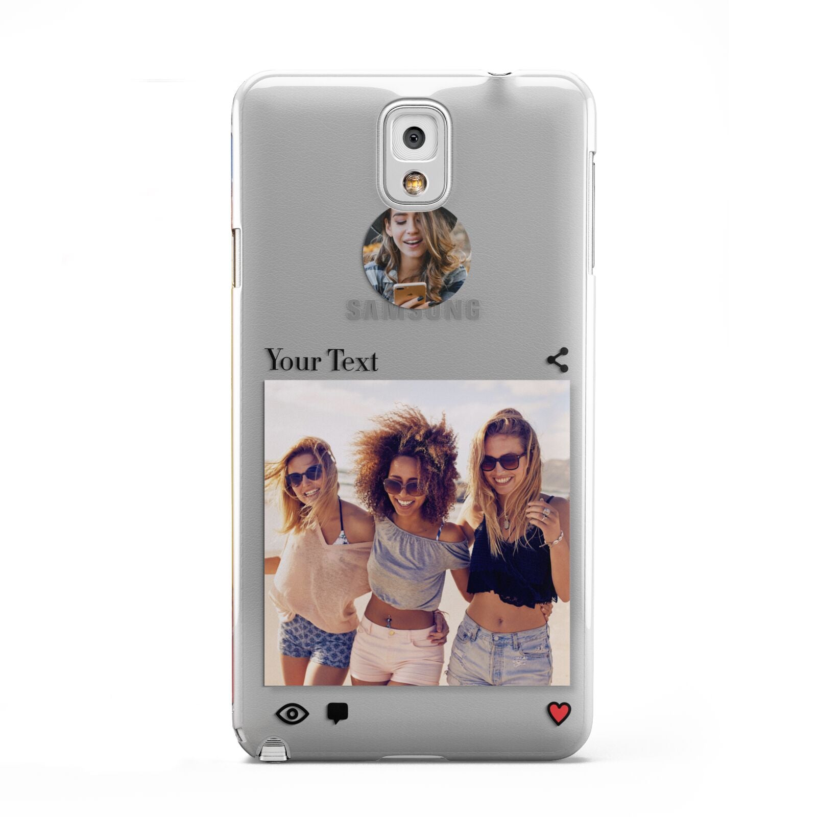 Social Media Photo Samsung Galaxy Note 3 Case