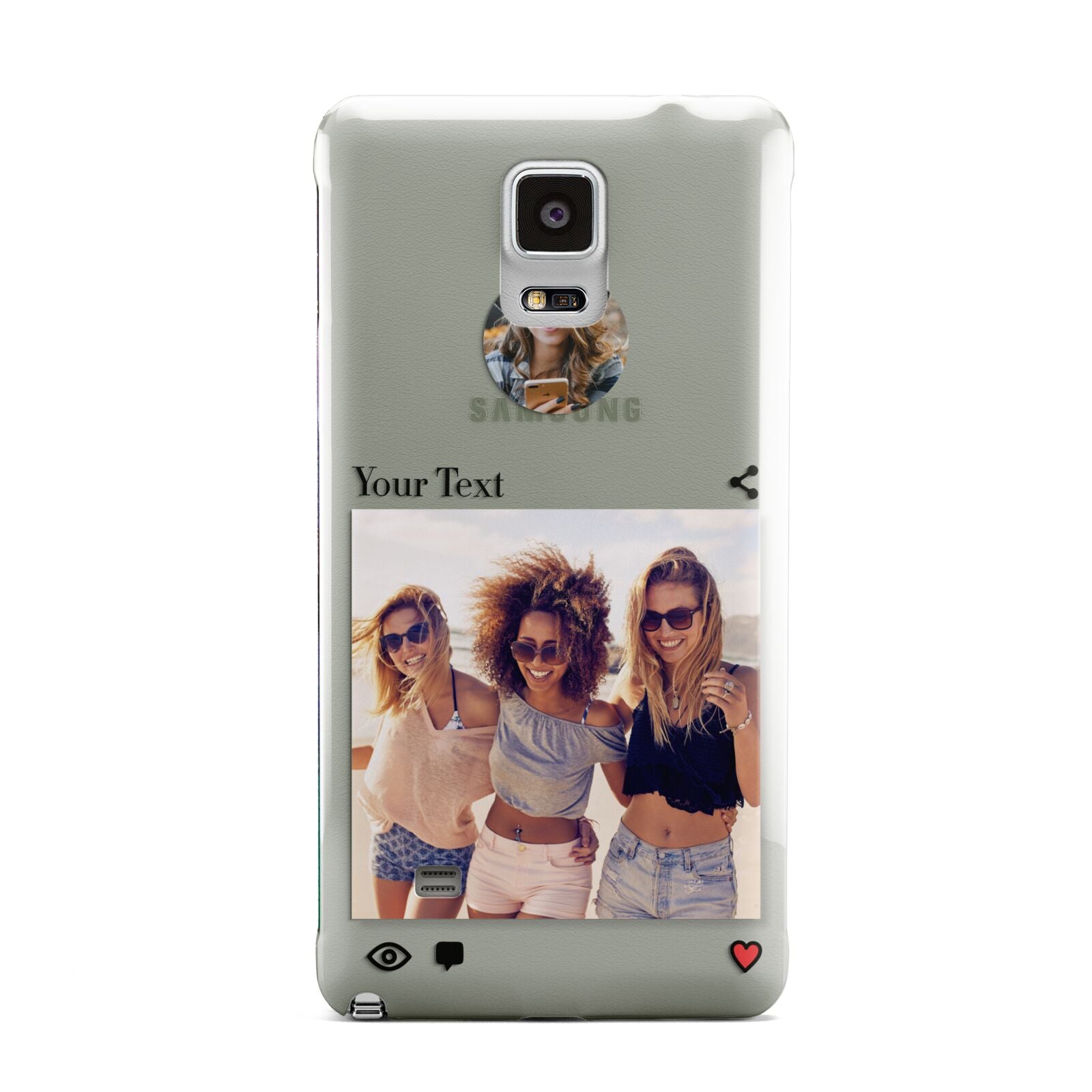 Social Media Photo Samsung Galaxy Note 4 Case