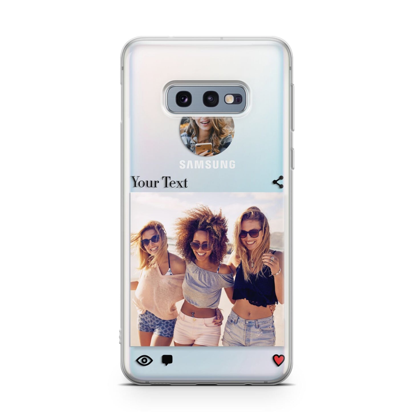 Social Media Photo Samsung Galaxy S10E Case