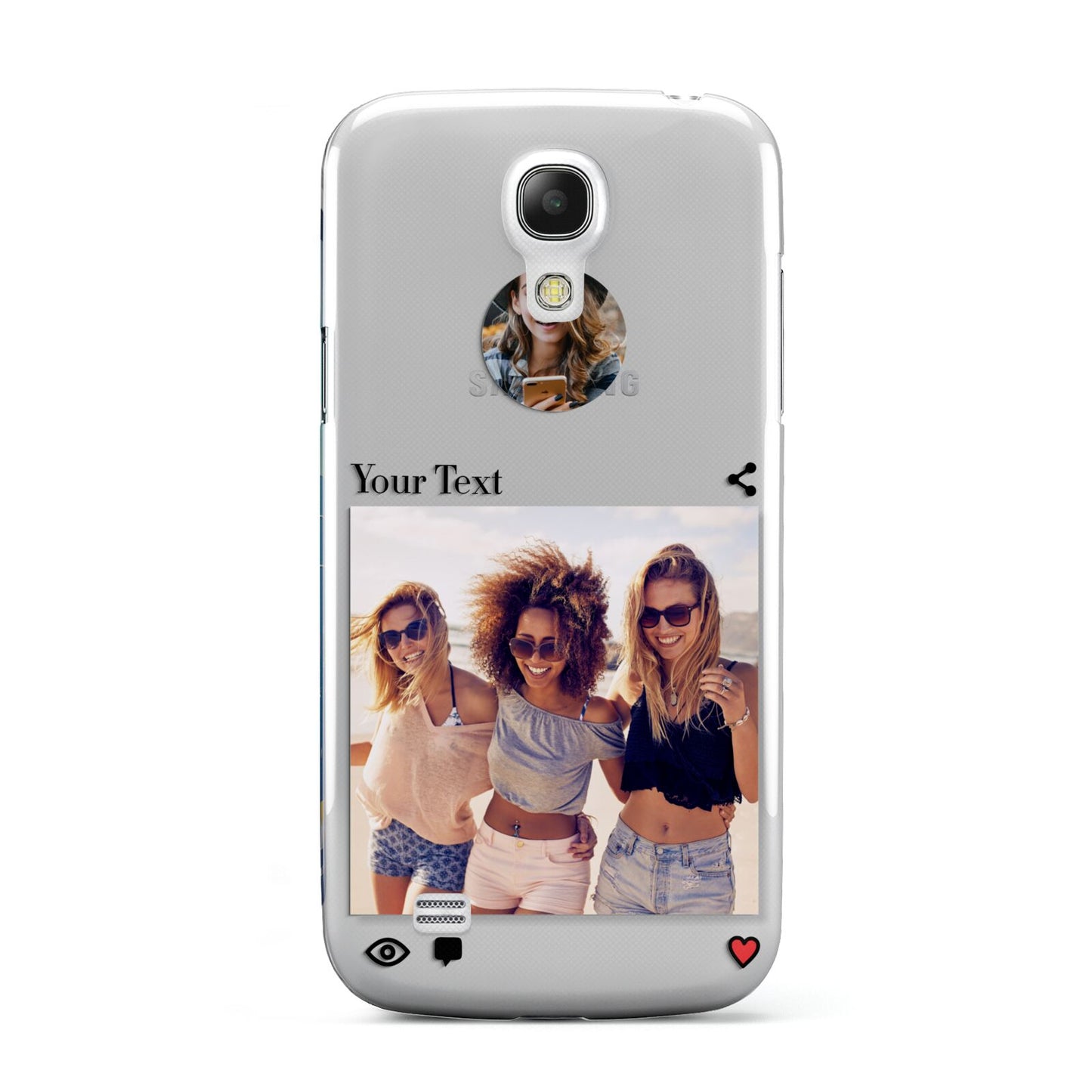 Social Media Photo Samsung Galaxy S4 Mini Case