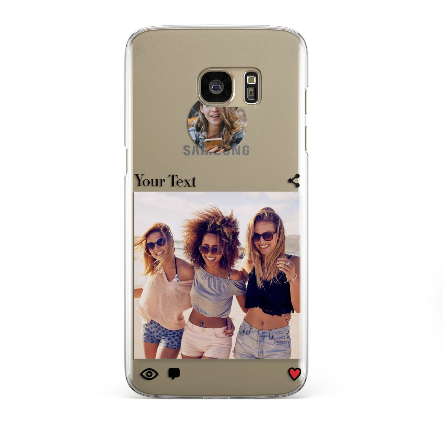 Social Media Photo Samsung Galaxy S7 Edge Case