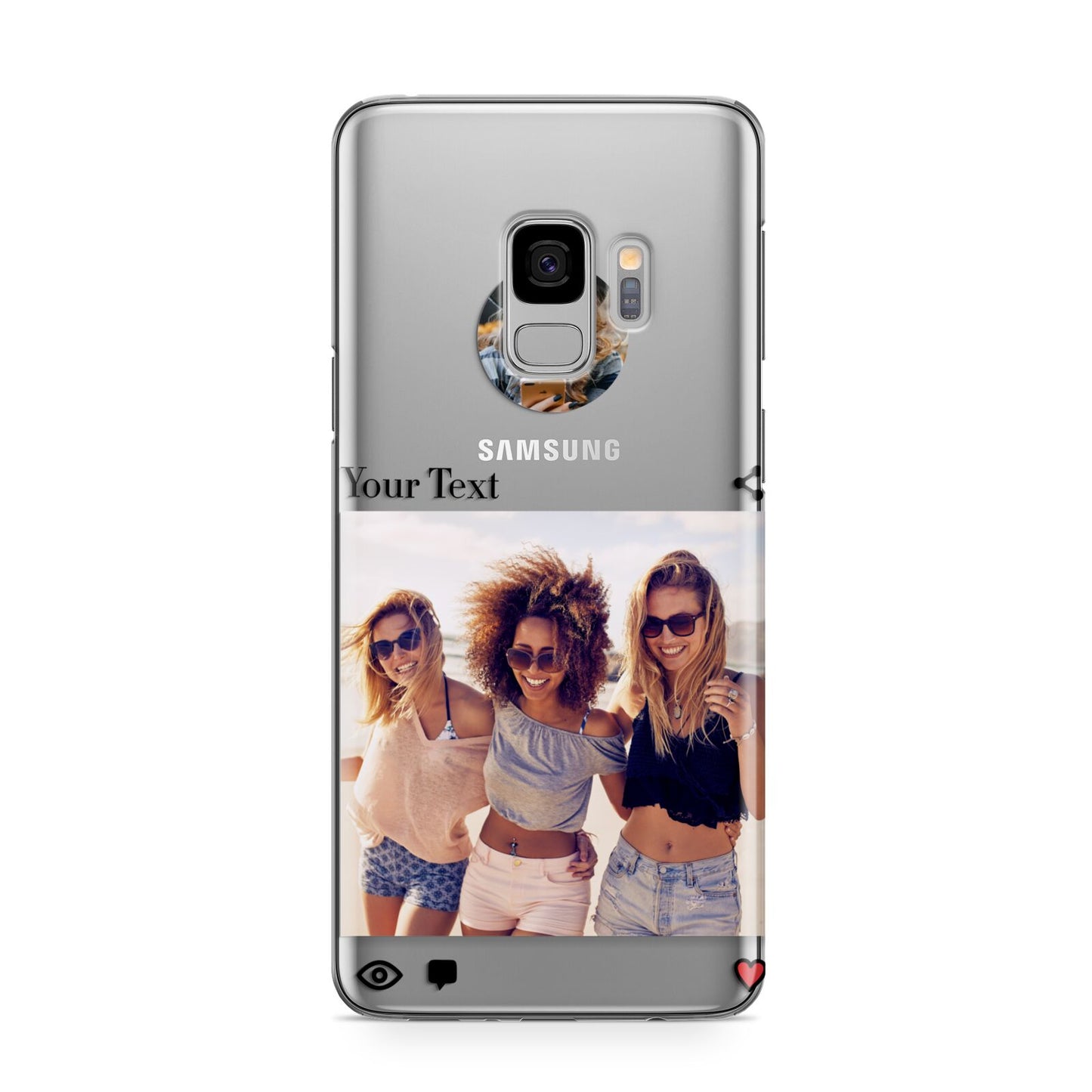 Social Media Photo Samsung Galaxy S9 Case