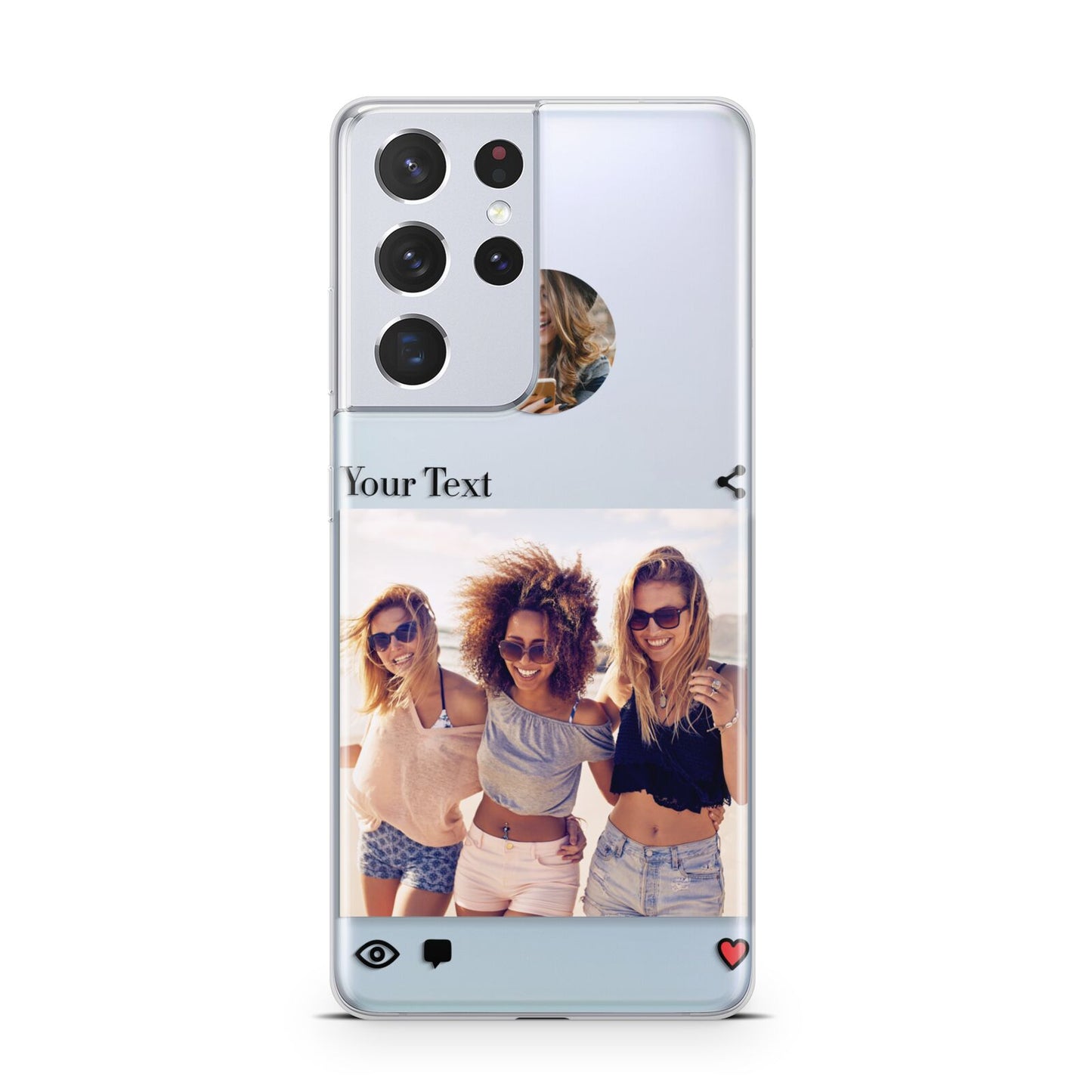 Social Media Photo Samsung S21 Ultra Case