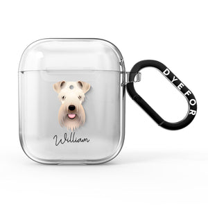 Soft Coated Wheaten Terrier Personalised AirPods Case