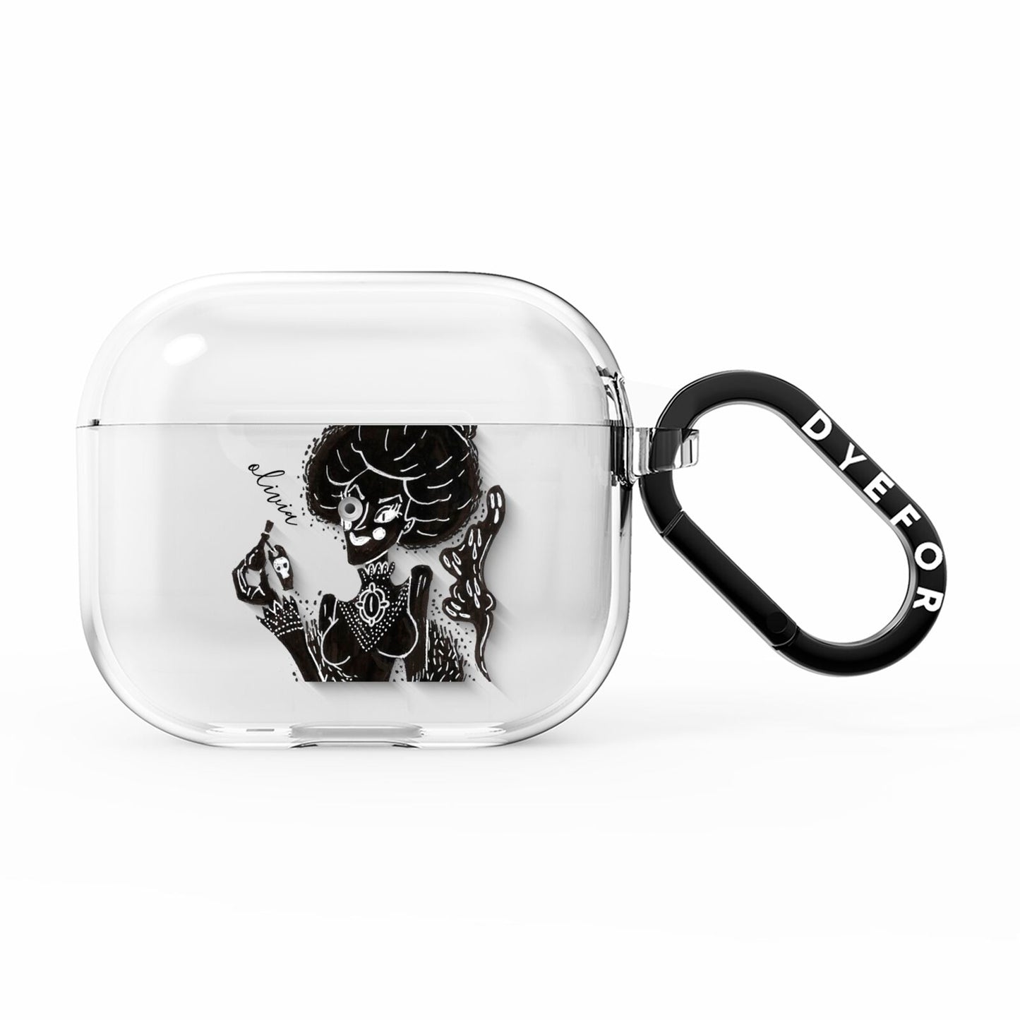 Sophisticated Witch Personalised AirPods Clear Case 3rd Gen