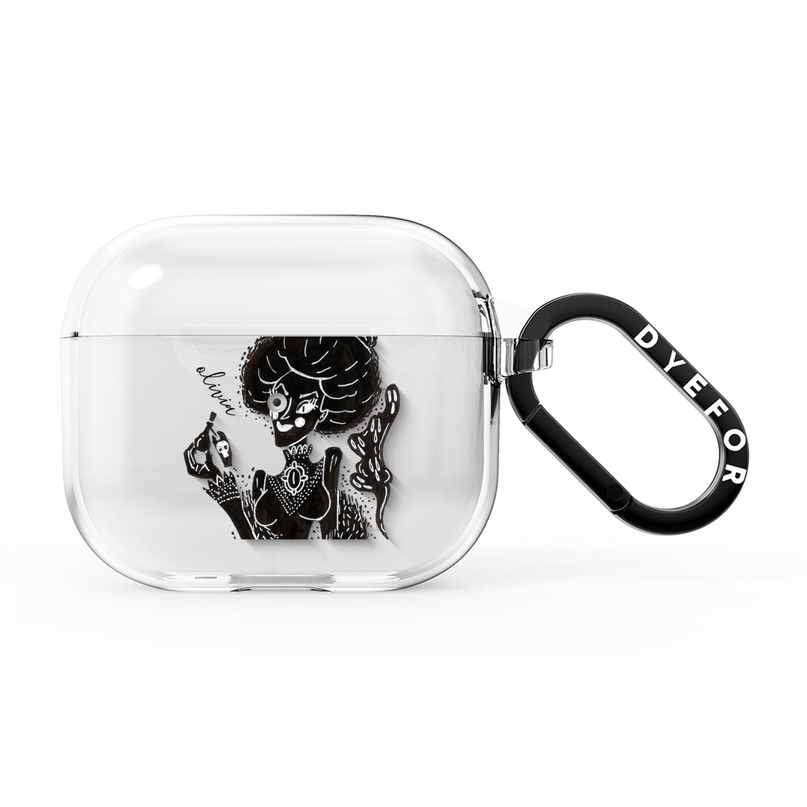 Sophisticated Witch Personalised AirPods Clear Case 3rd Gen