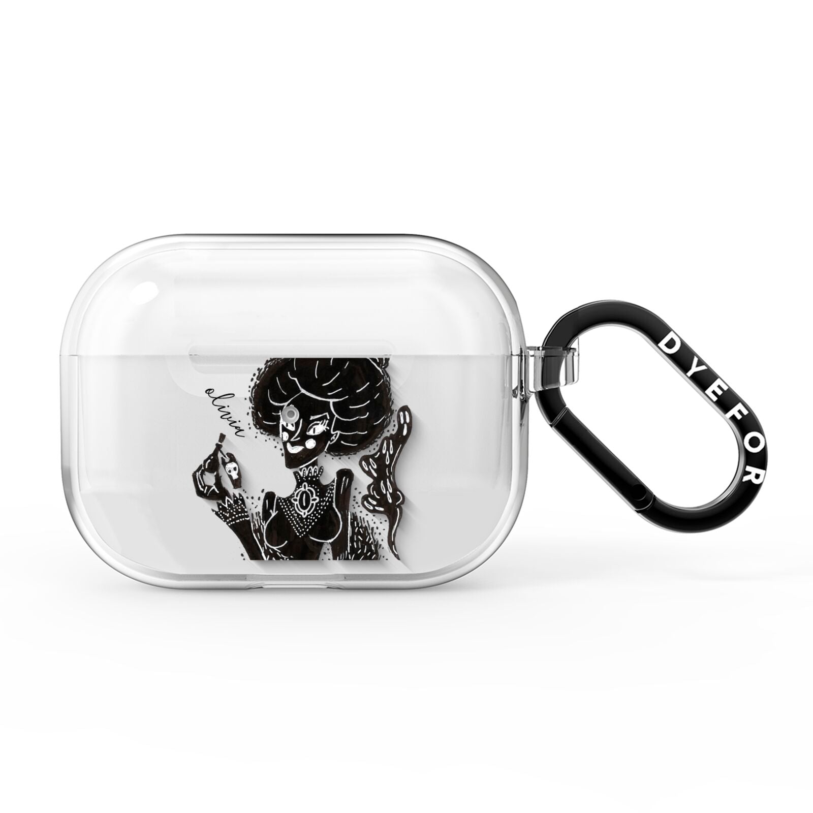 Sophisticated Witch Personalised AirPods Pro Clear Case