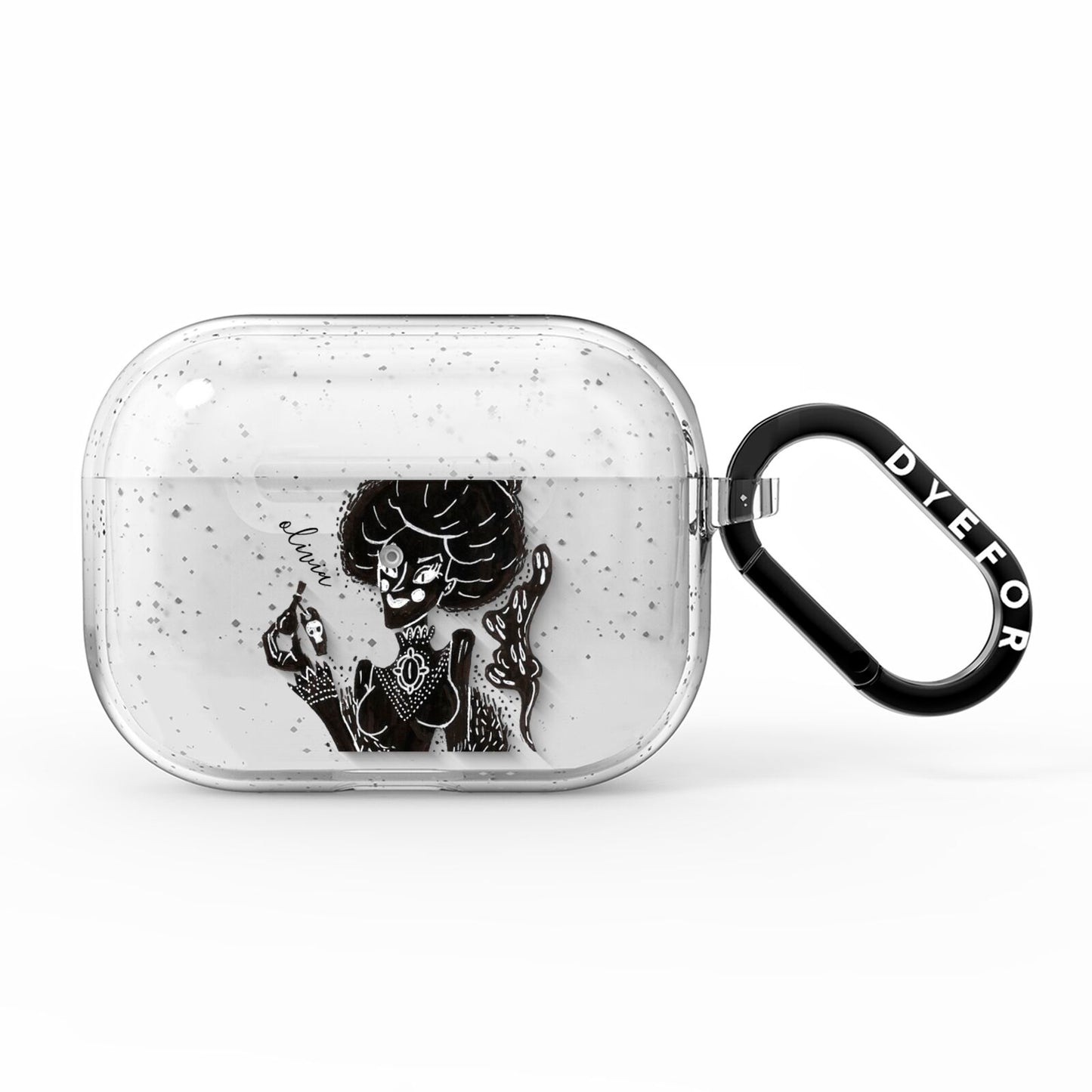 Sophisticated Witch Personalised AirPods Pro Glitter Case