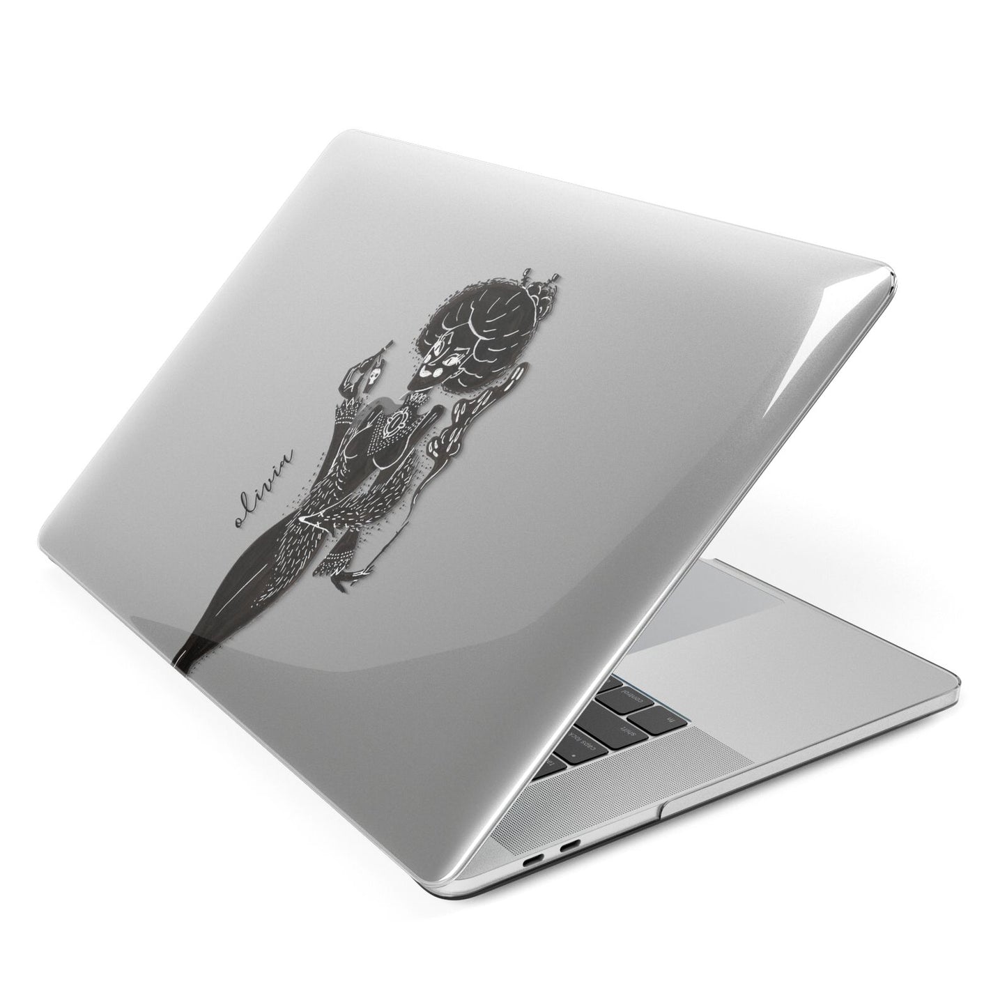 Sophisticated Witch Personalised Apple MacBook Case Side View