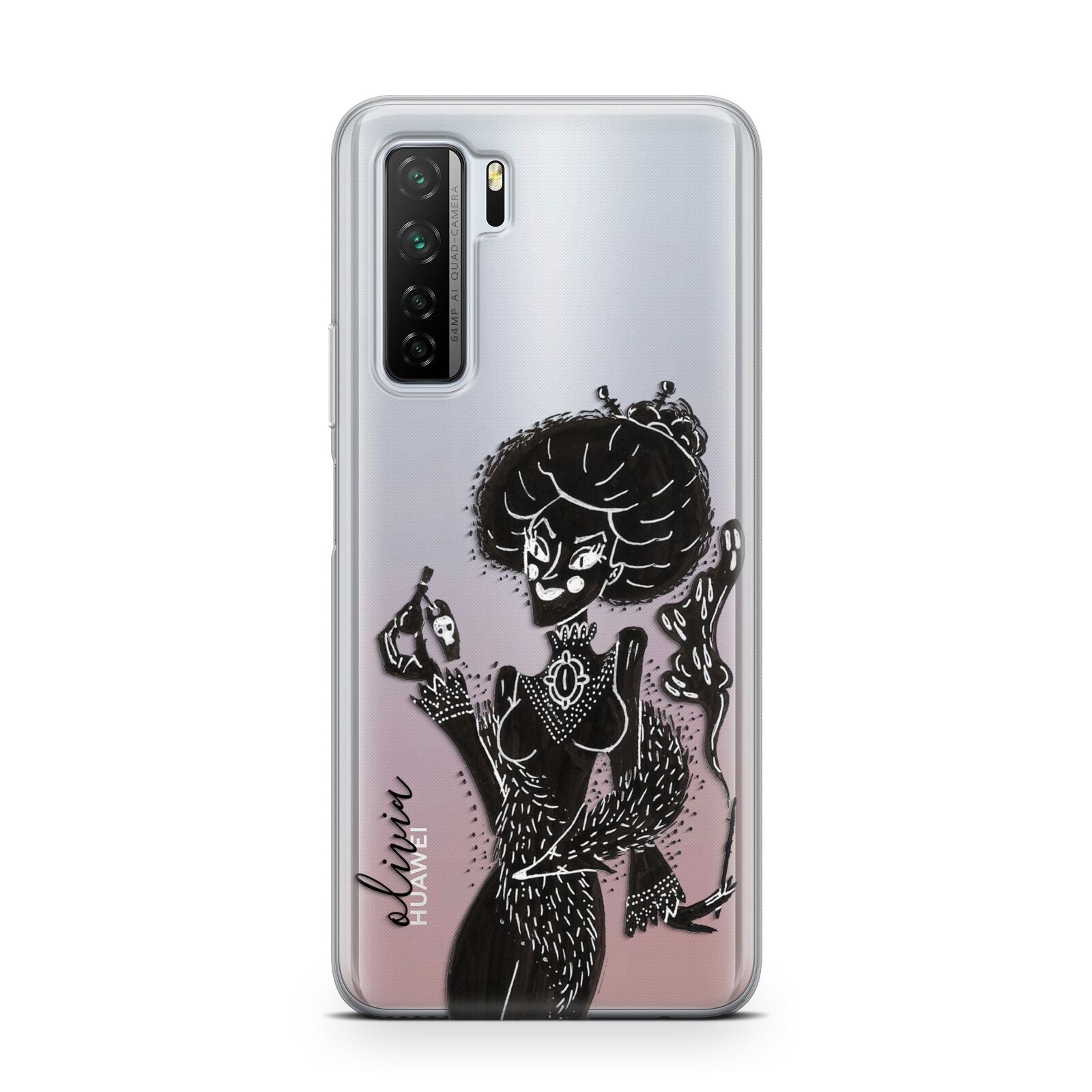 Sophisticated Witch Personalised Huawei P40 Lite 5G Phone Case