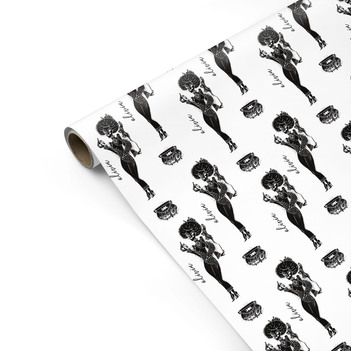 Sophisticated Witch Personalised Personalised Gift Wrap