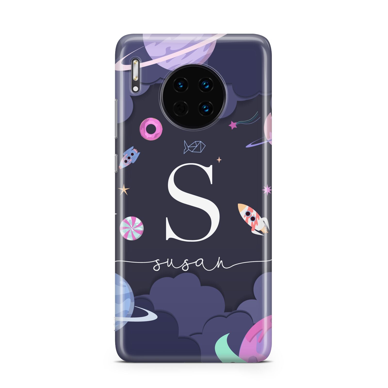 Space Personalised Initial Name Huawei Mate 30