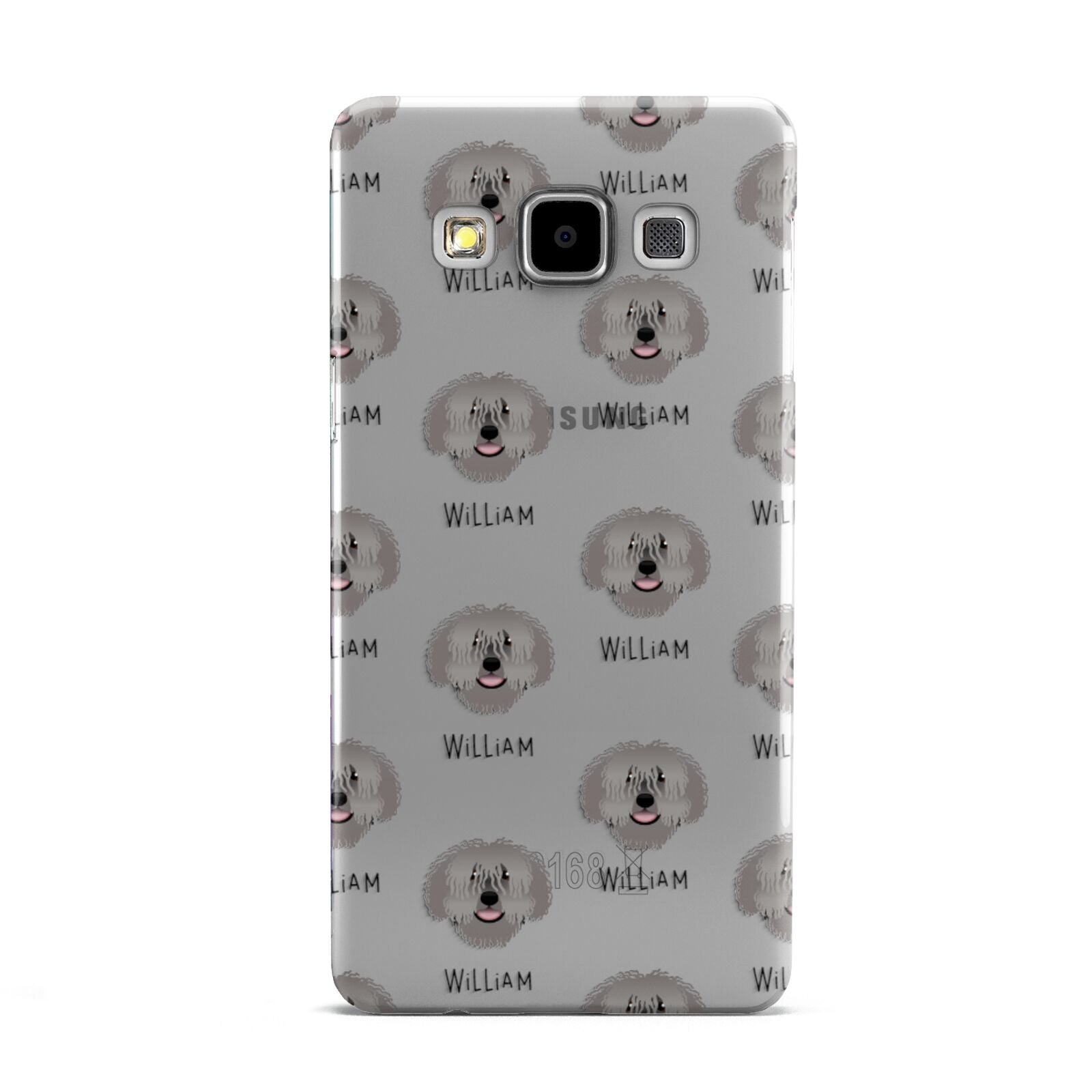 Spanish Water Dog Icon with Name Samsung Galaxy A5 Case