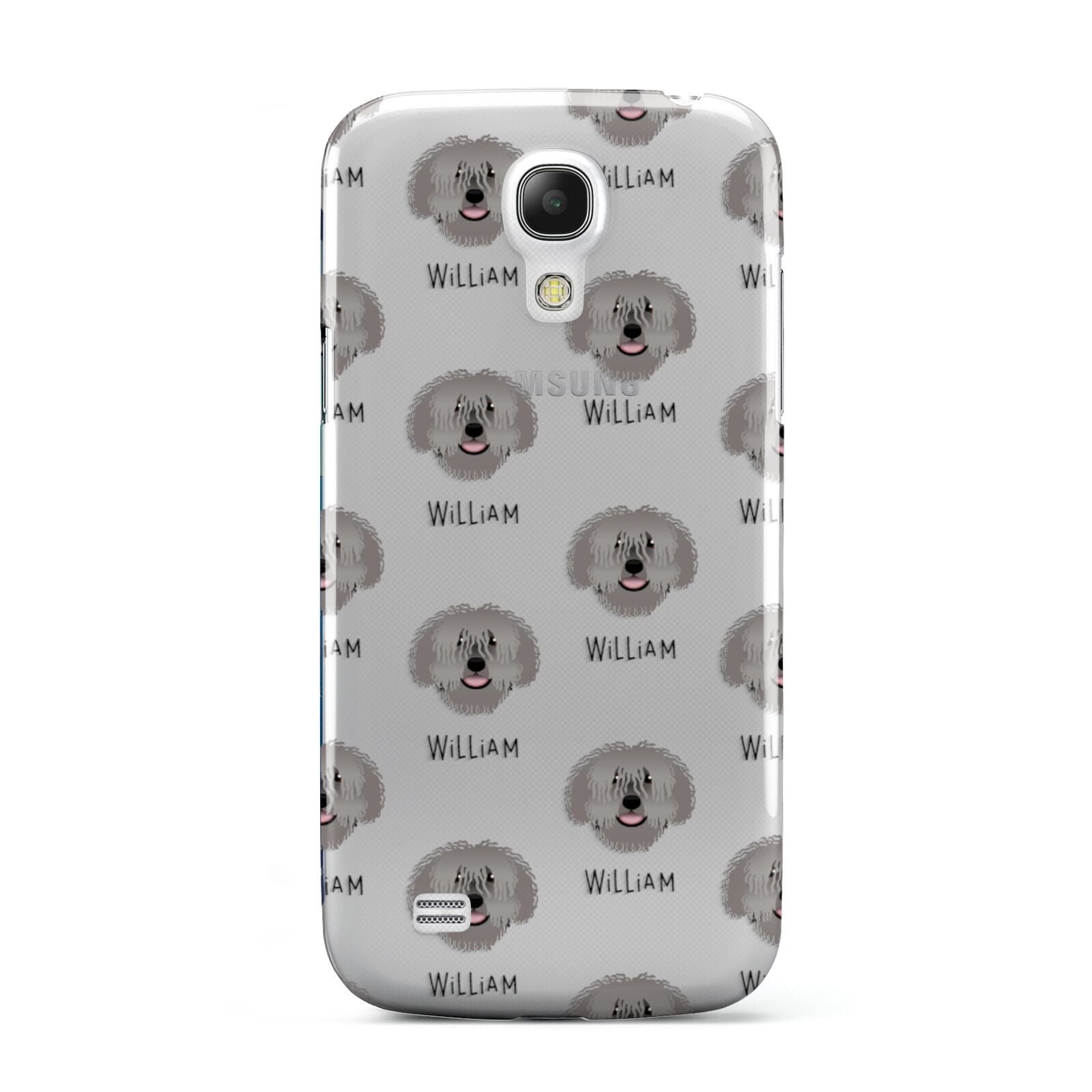 Spanish Water Dog Icon with Name Samsung Galaxy S4 Mini Case