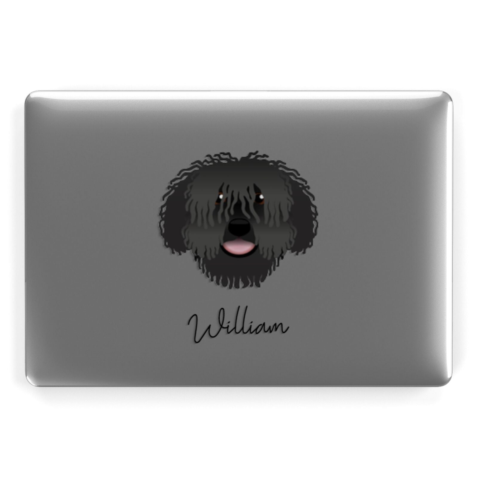 Spanish Water Dog Personalised Apple MacBook Case