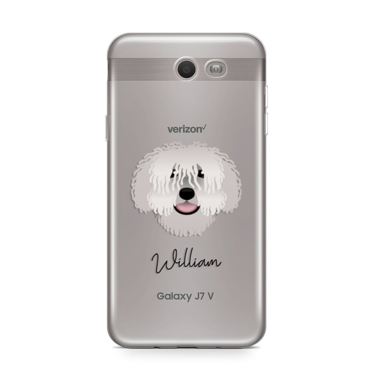 Spanish Water Dog Personalised Samsung Galaxy J7 2017 Case