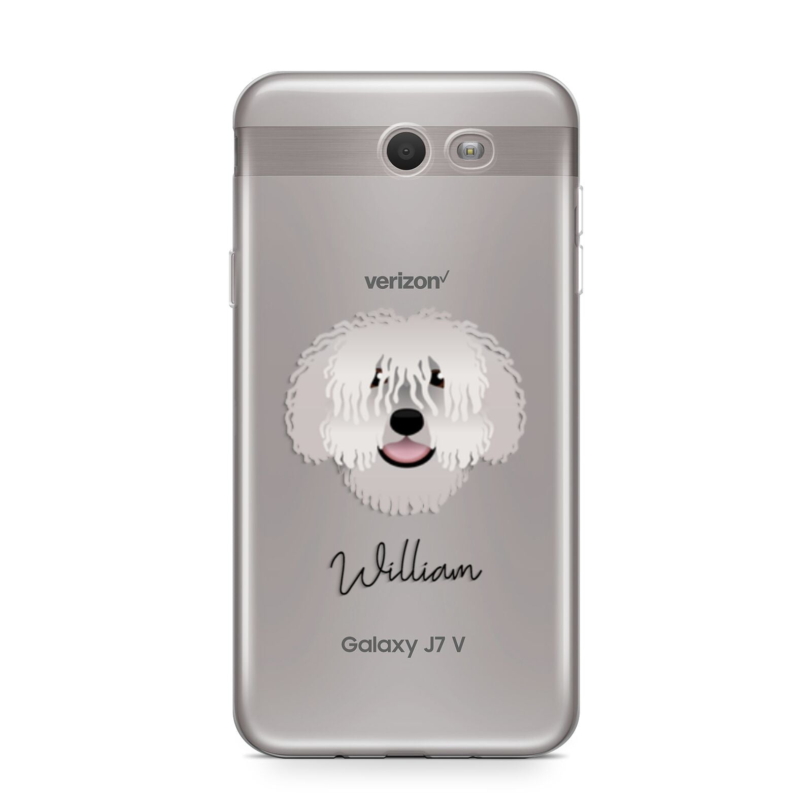 Spanish Water Dog Personalised Samsung Galaxy J7 2017 Case