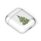 Sparkling Christmas Tree AirPods Case Laid Flat
