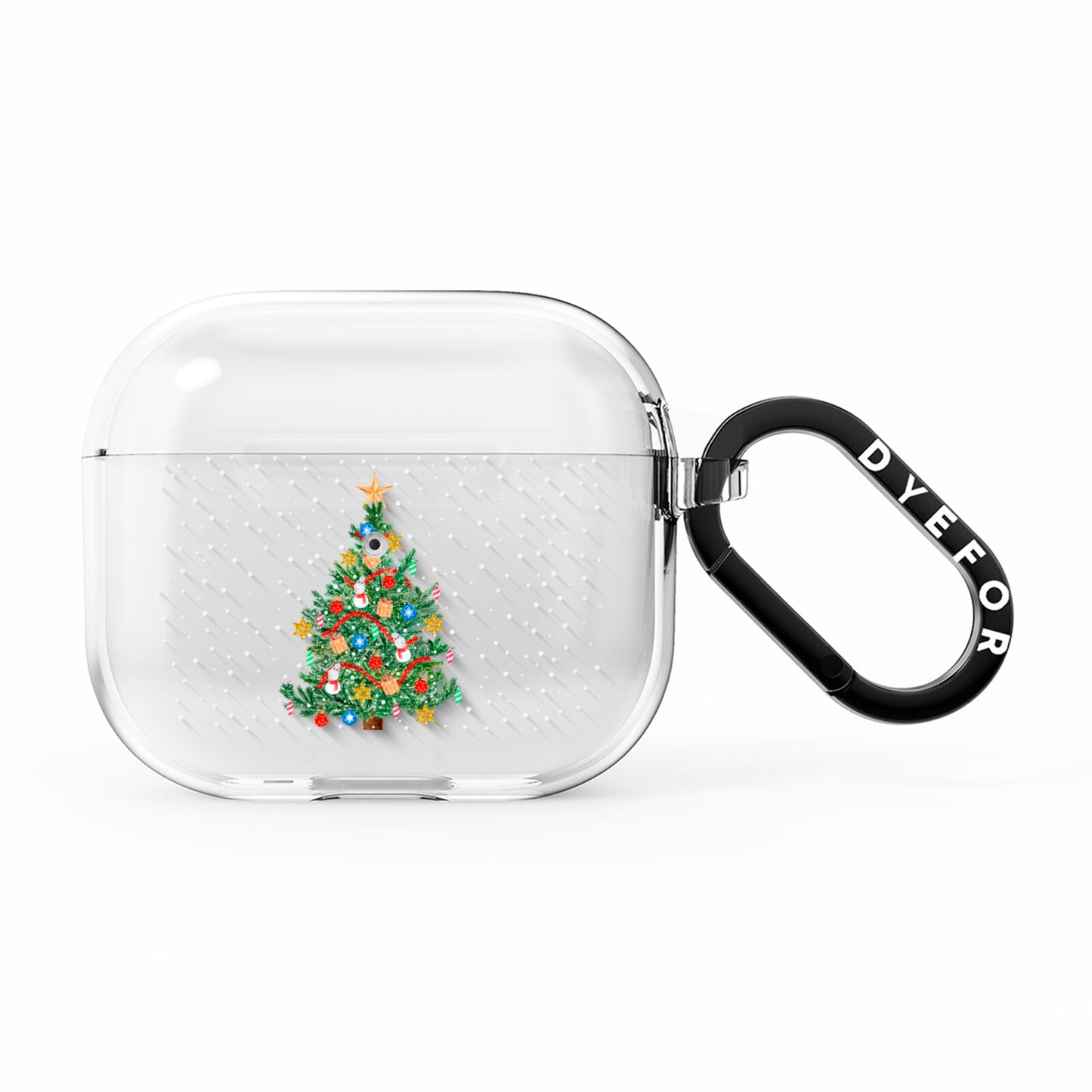 Sparkling Christmas Tree AirPods Clear Case 3rd Gen