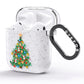 Sparkling Christmas Tree AirPods Glitter Case Side Image