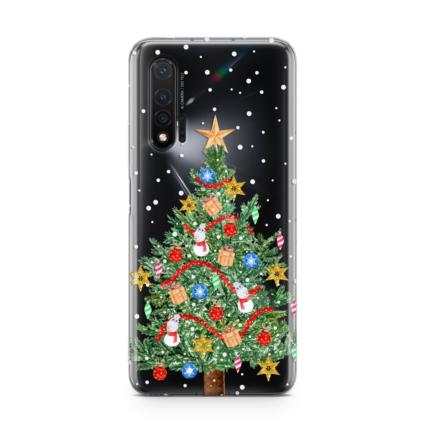 Sparkling Christmas Tree Huawei Nova 6 Phone Case