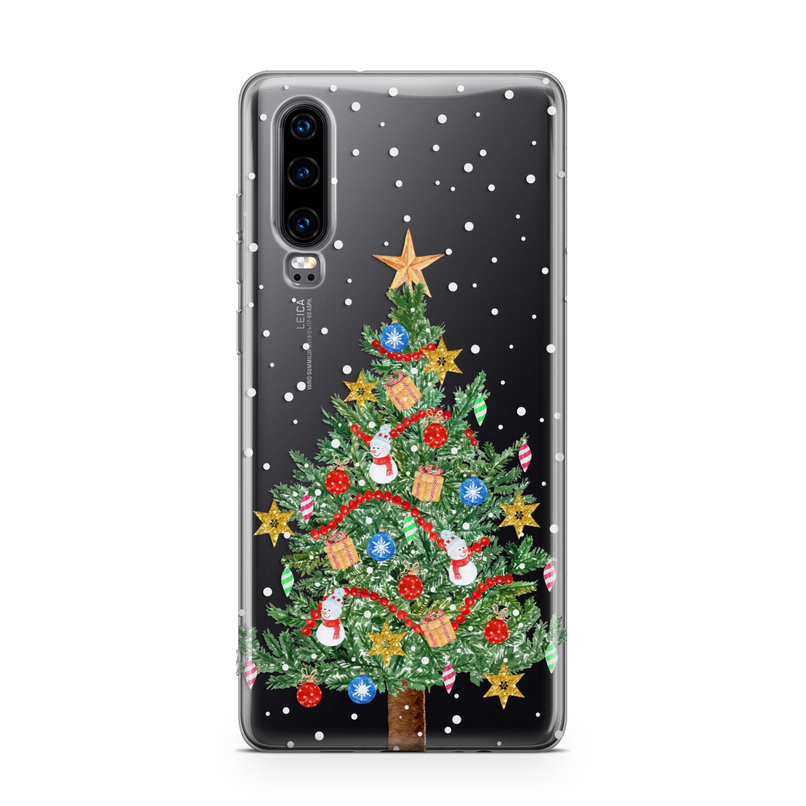 Sparkling Christmas Tree Huawei P30 Phone Case