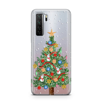 Sparkling Christmas Tree Huawei P40 Lite 5G Phone Case