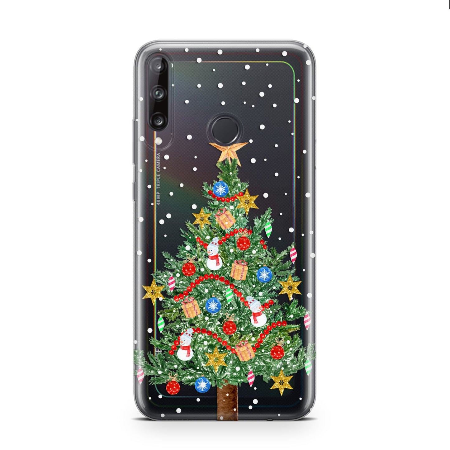 Sparkling Christmas Tree Huawei P40 Lite E Phone Case