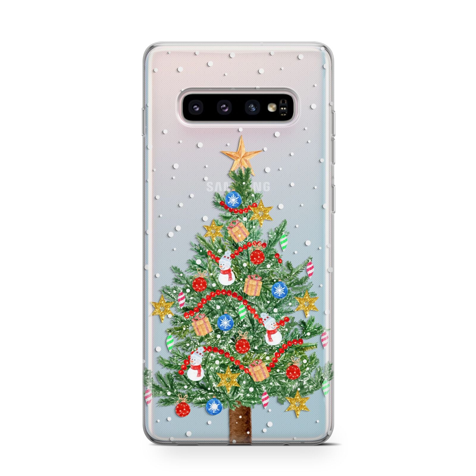 Sparkling Christmas Tree Protective Samsung Galaxy Case