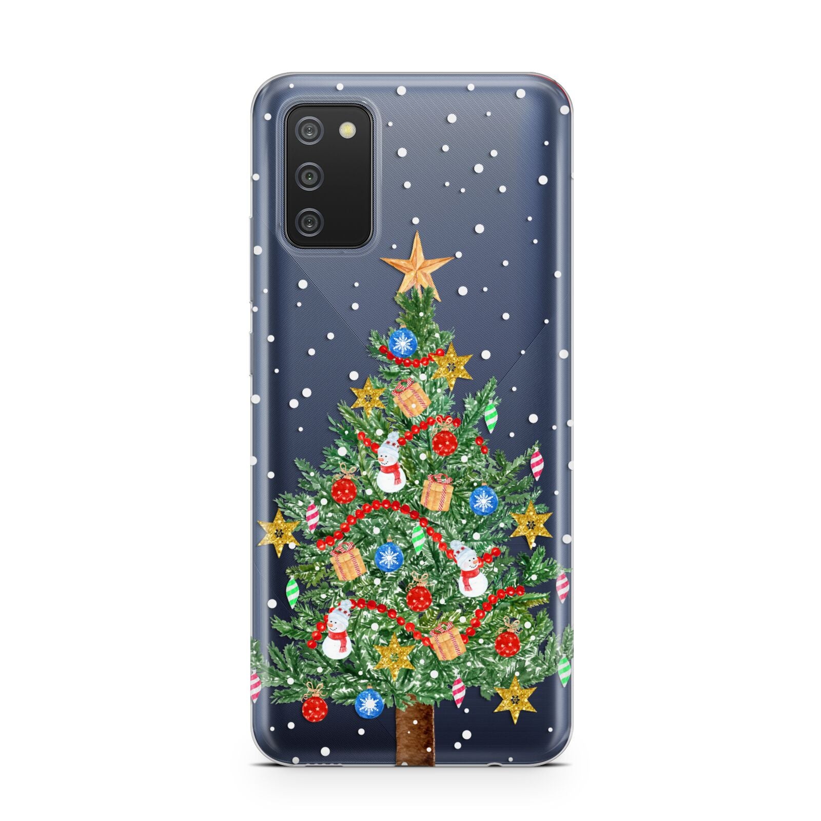 Sparkling Christmas Tree Samsung A02s Case