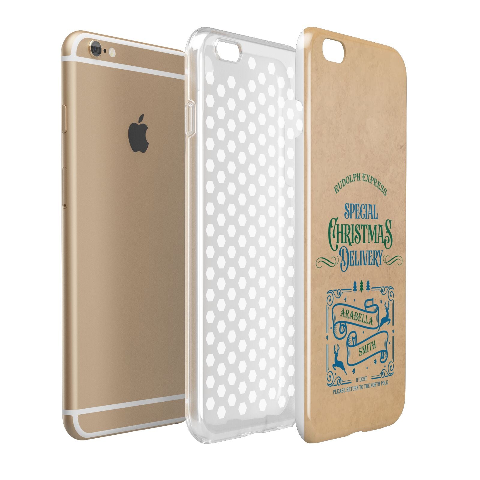 Special Christmas Delivery Personalised Apple iPhone 6 Plus 3D Tough Case Expand Detail Image