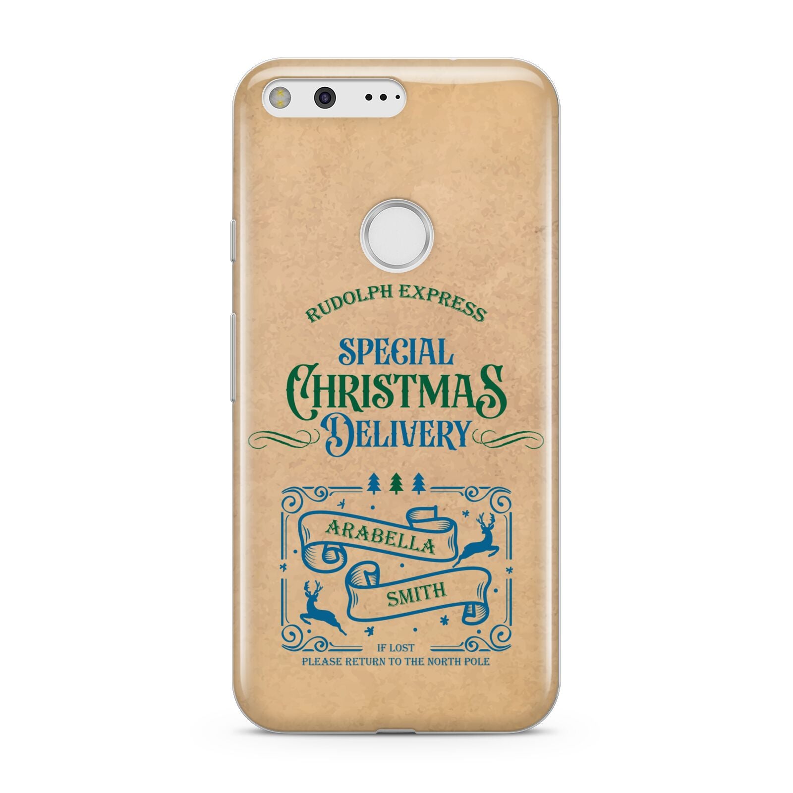 Special Christmas Delivery Personalised Google Pixel Case