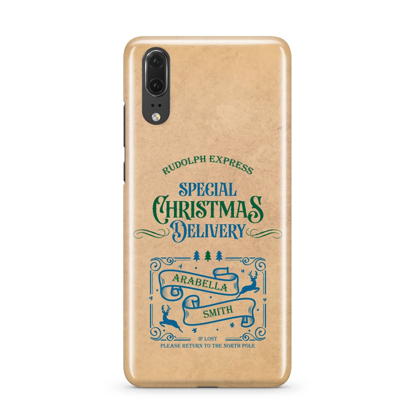 Special Christmas Delivery Personalised Huawei P20 Phone Case