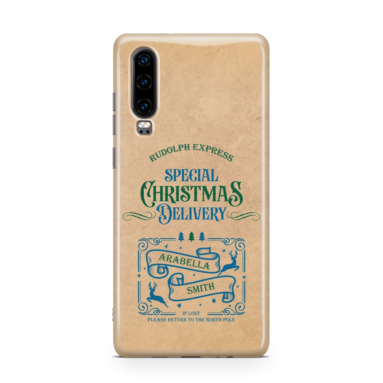 Special Christmas Delivery Personalised Huawei P30 Phone Case