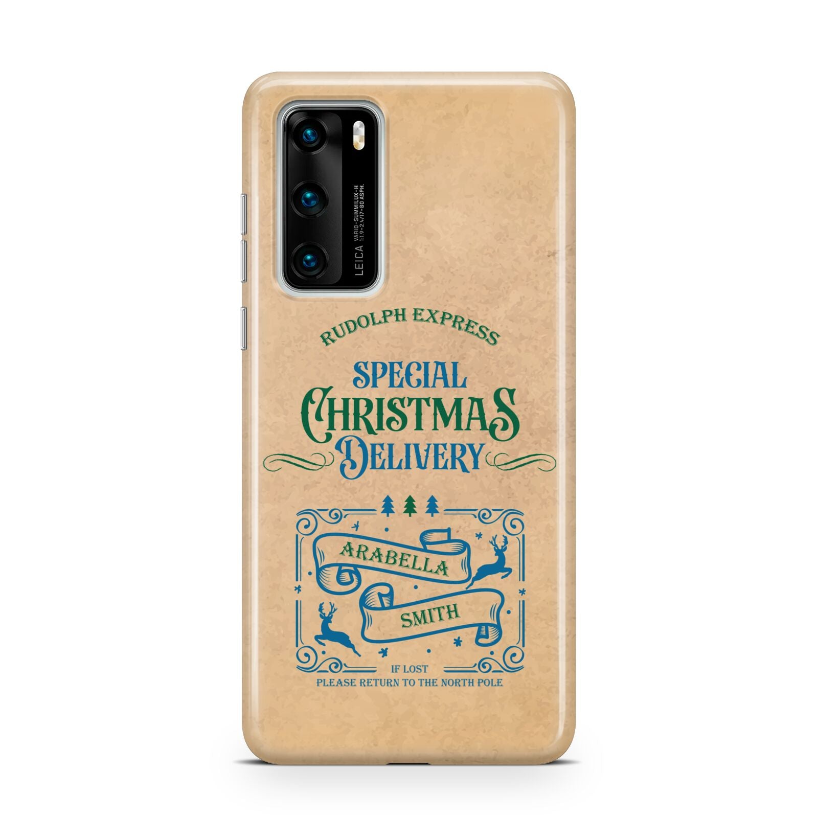 Special Christmas Delivery Personalised Huawei P40 Phone Case