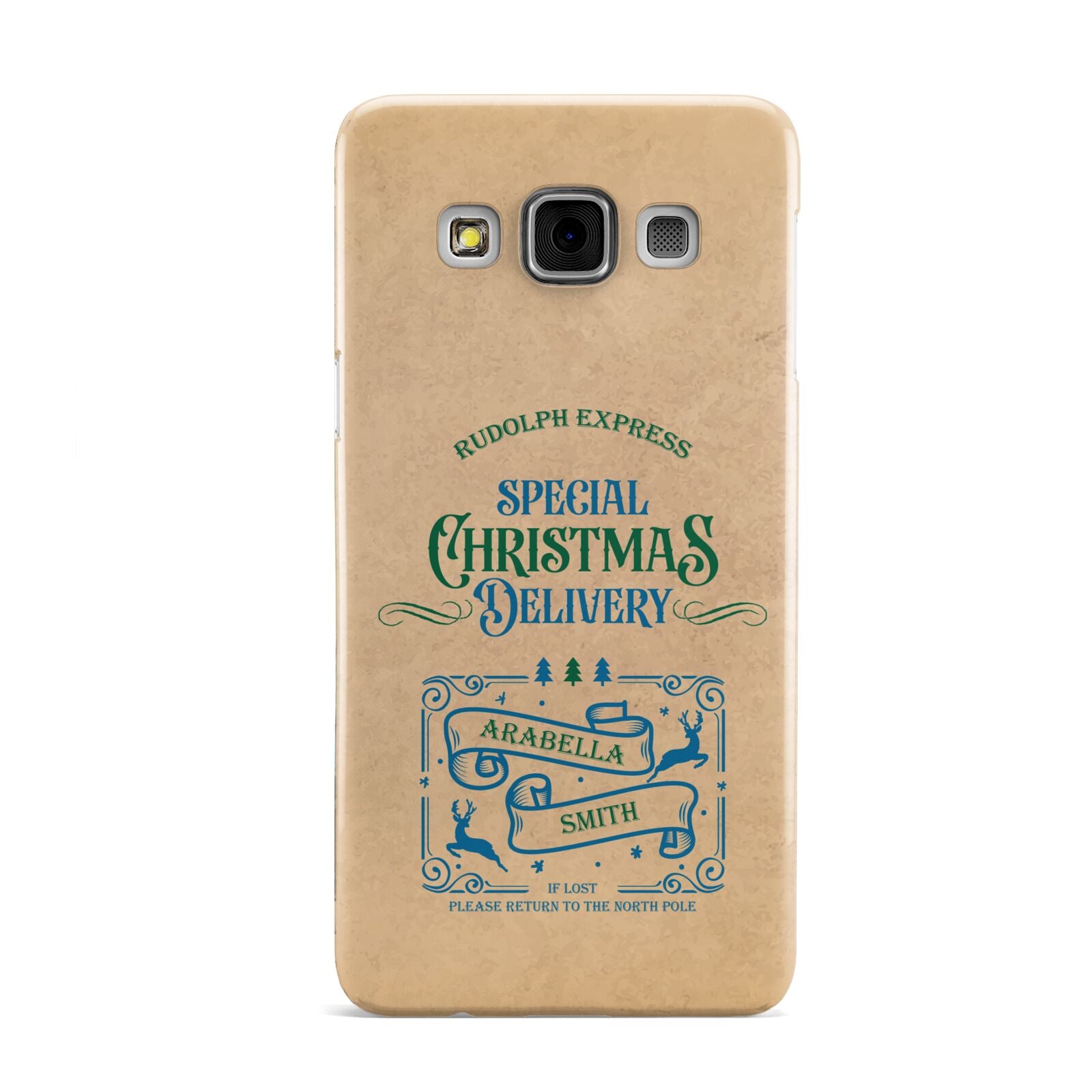 Special Christmas Delivery Personalised Samsung Galaxy A3 Case