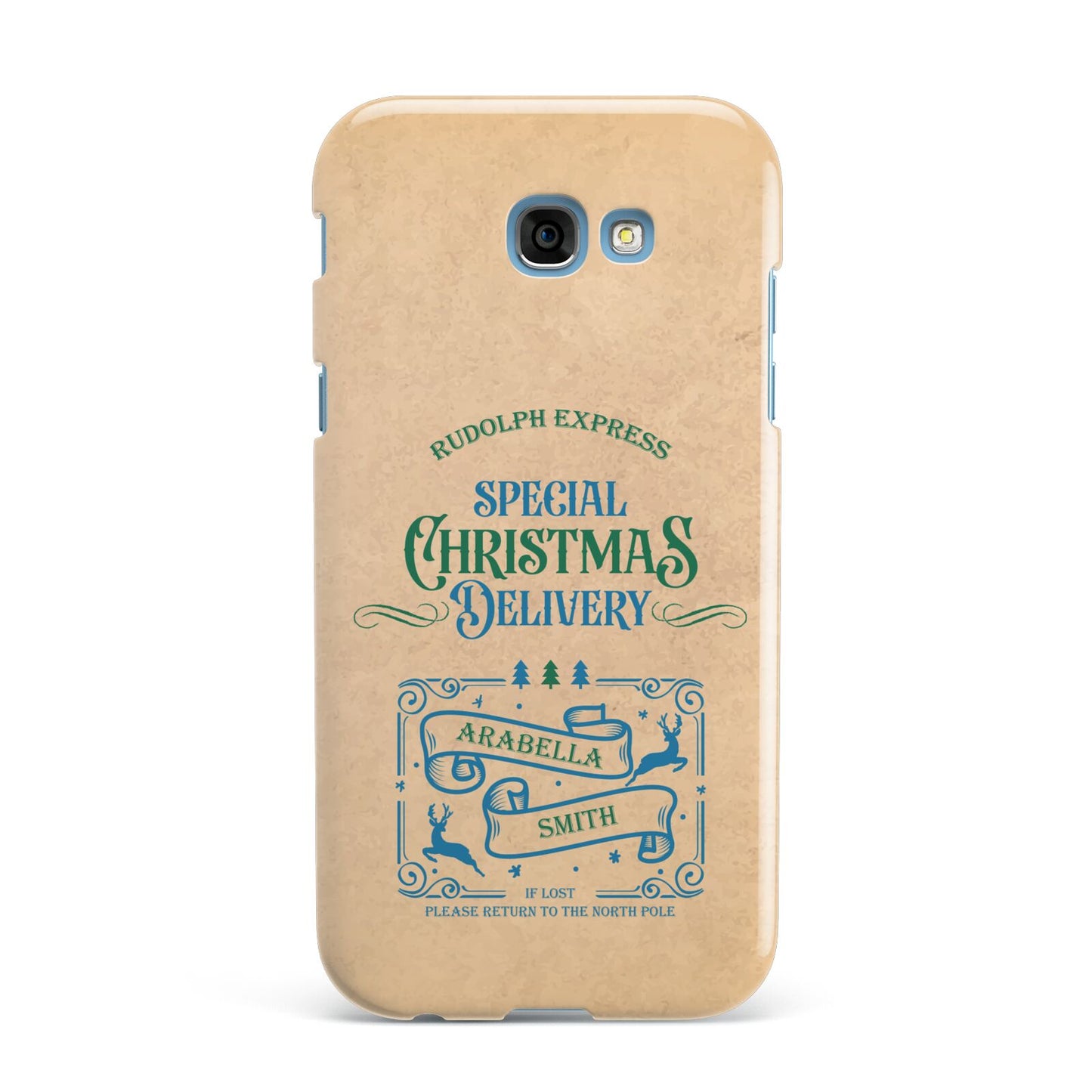 Special Christmas Delivery Personalised Samsung Galaxy A7 2017 Case