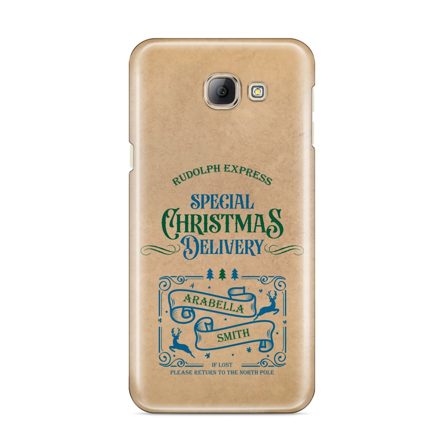 Special Christmas Delivery Personalised Samsung Galaxy A8 2016 Case