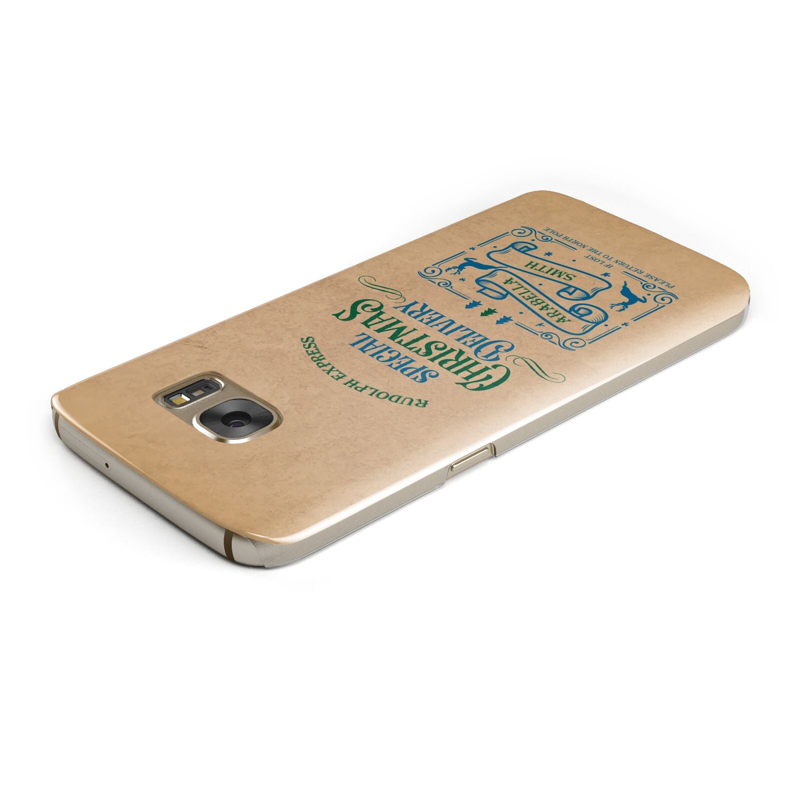 Special Christmas Delivery Personalised Samsung Galaxy Case Top Cutout