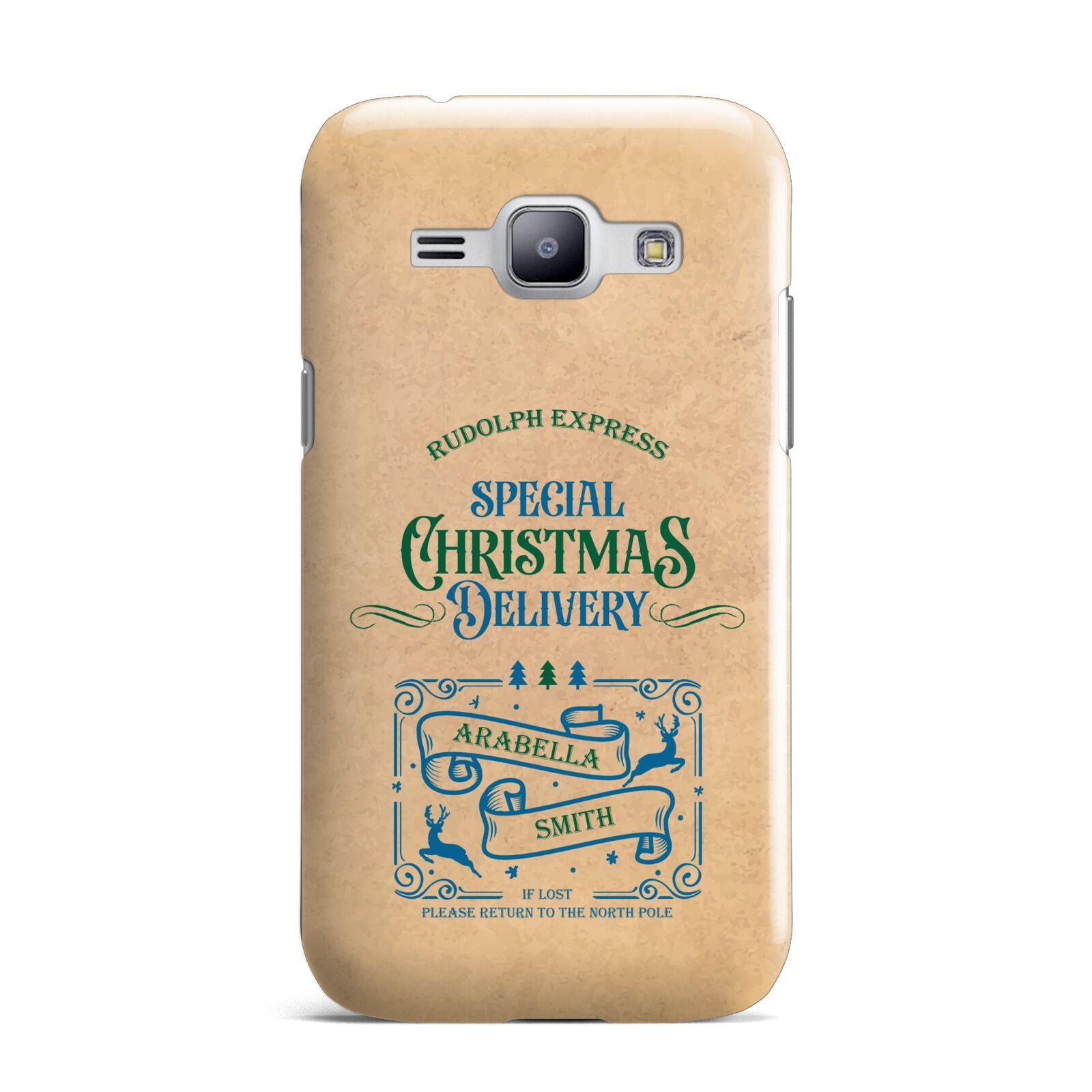 Special Christmas Delivery Personalised Samsung Galaxy J1 2015 Case