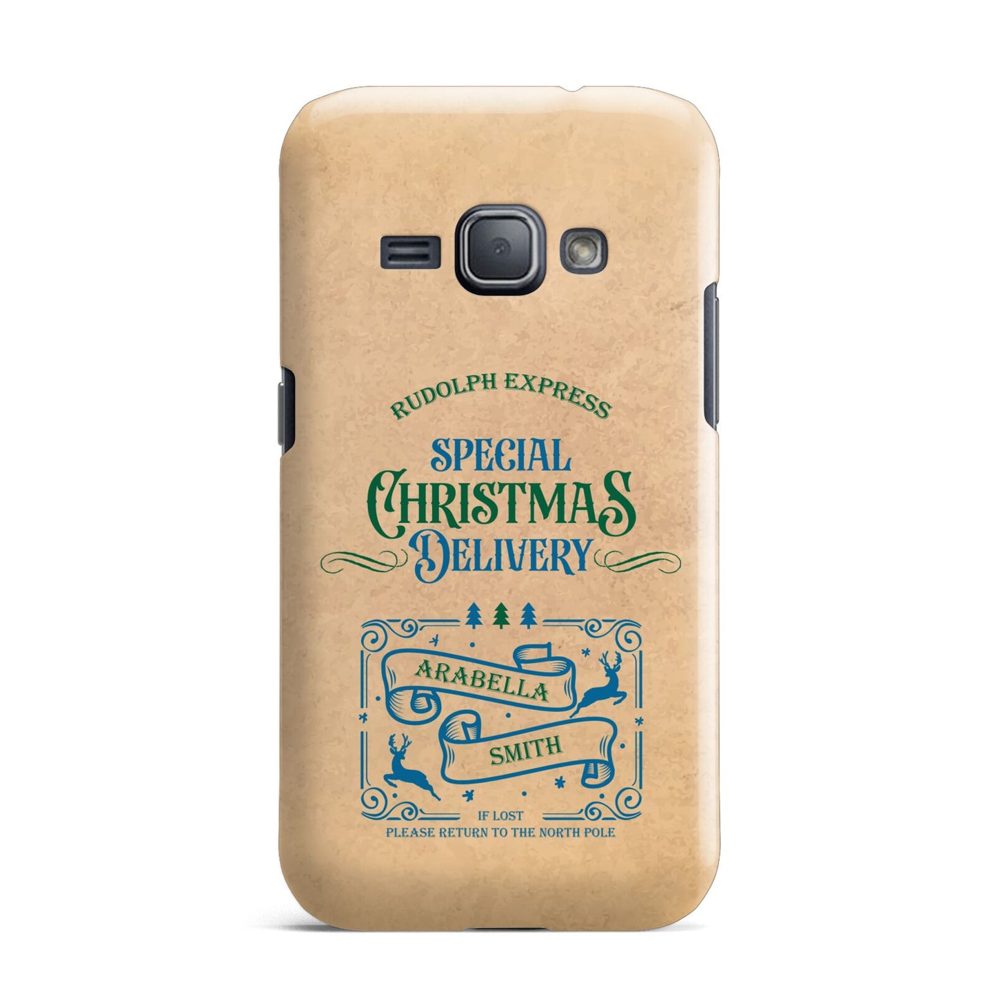 Special Christmas Delivery Personalised Samsung Galaxy J1 2016 Case