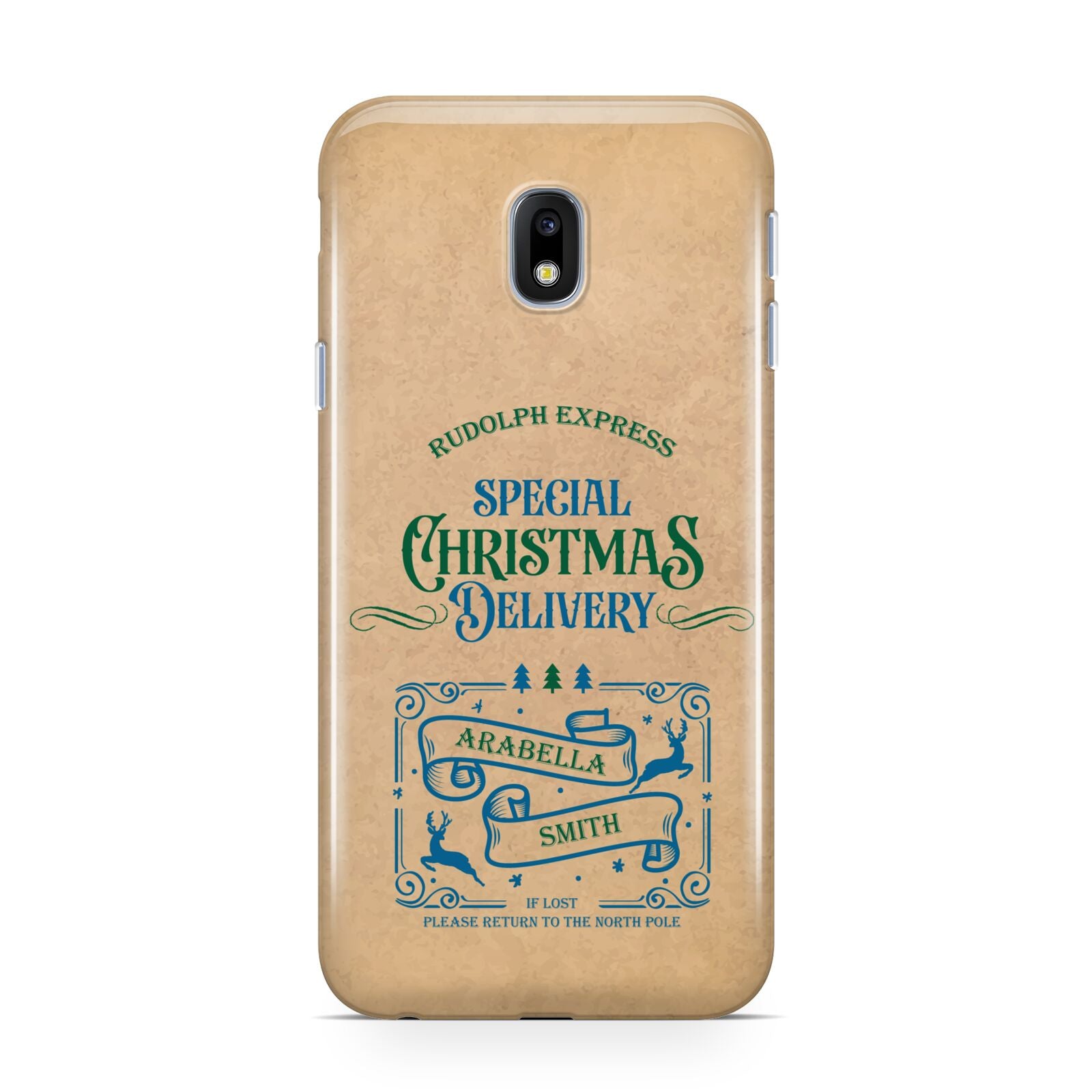 Special Christmas Delivery Personalised Samsung Galaxy J3 2017 Case