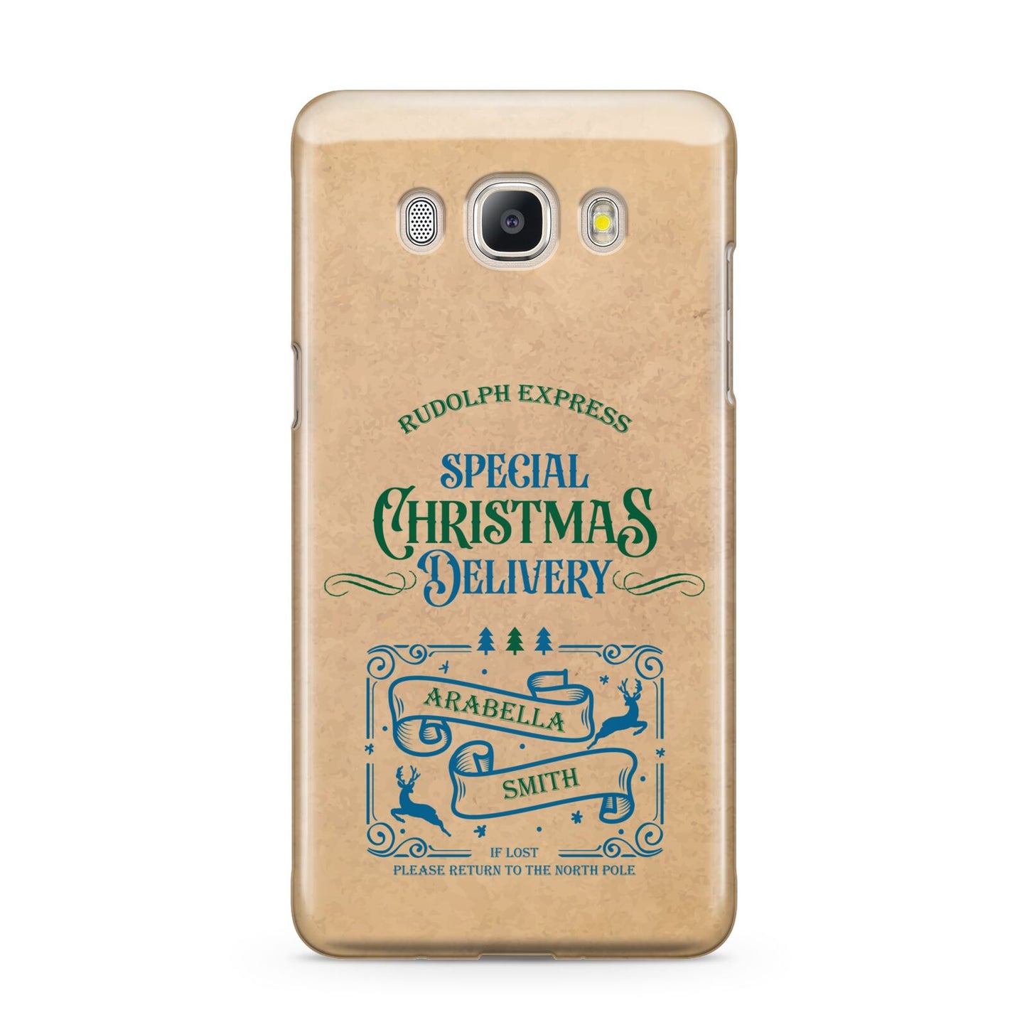 Special Christmas Delivery Personalised Samsung Galaxy J5 2016 Case