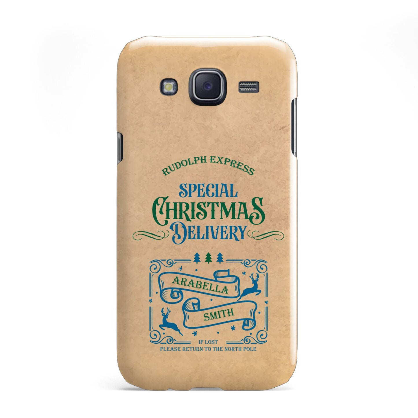 Special Christmas Delivery Personalised Samsung Galaxy J5 Case