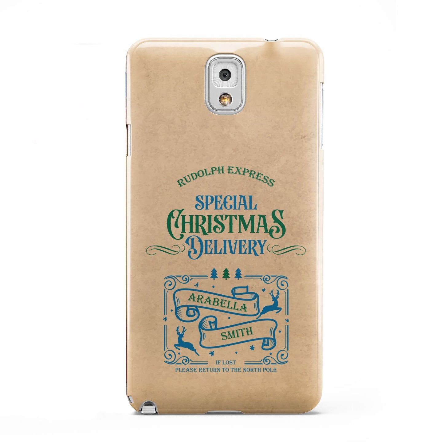 Special Christmas Delivery Personalised Samsung Galaxy Note 3 Case