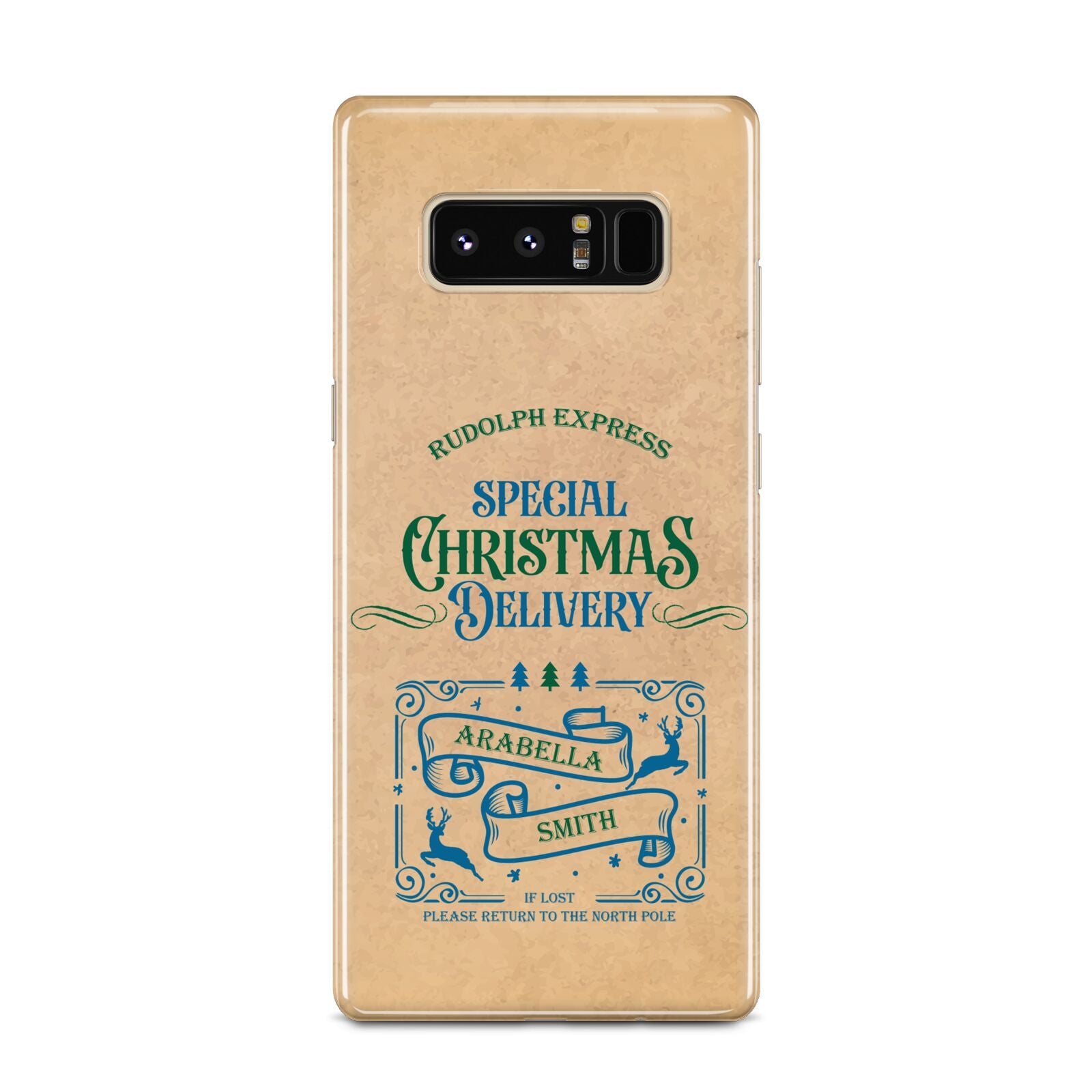 Special Christmas Delivery Personalised Samsung Galaxy Note 8 Case